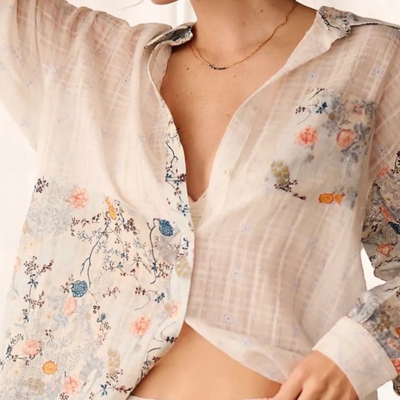 Anthropologie Other - ✨HP x 2 ✨ NWTS ANTHRO PAJAMA TOP (L)
